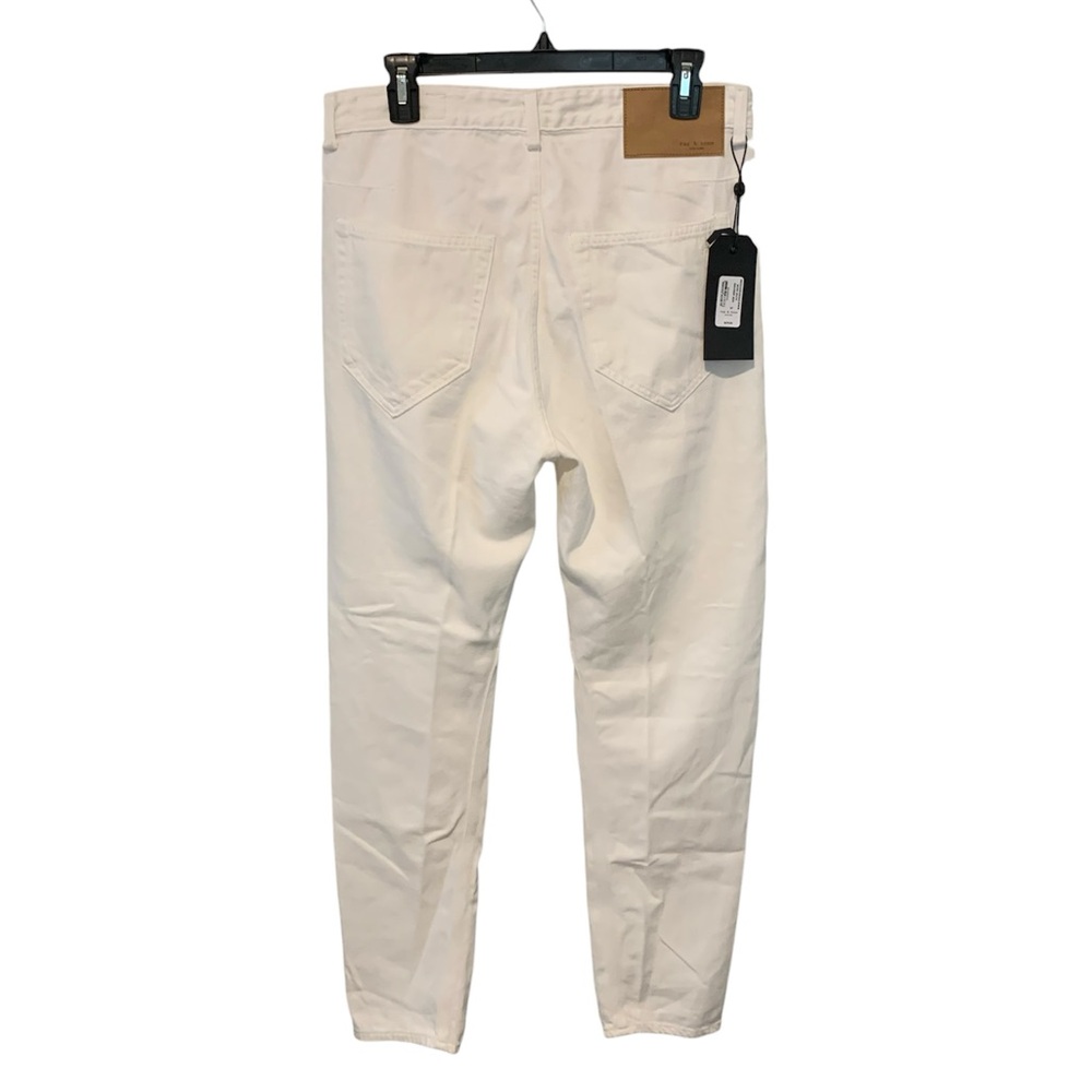NWT Rag & Bone Engineer Jean Worn White Button Fly - Picture 4 of 13
